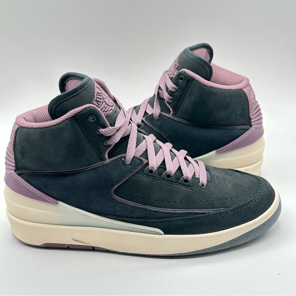 Women’s Nike Air Jordan 2 Retro Off Noir Sky K Mauve DX4400 005 Size 8 - Picture 7 of 14